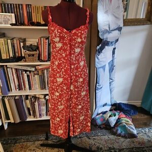 Wilfred Red and White Floral Blouse